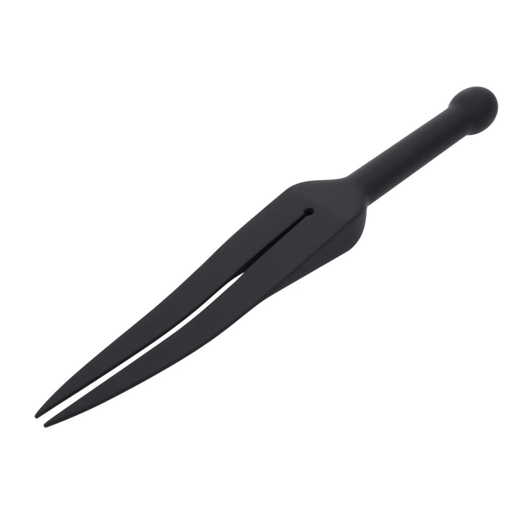 EDGE Silicone Tawse - Black Silicone Tawse Whip with Insertable Handle — image 8