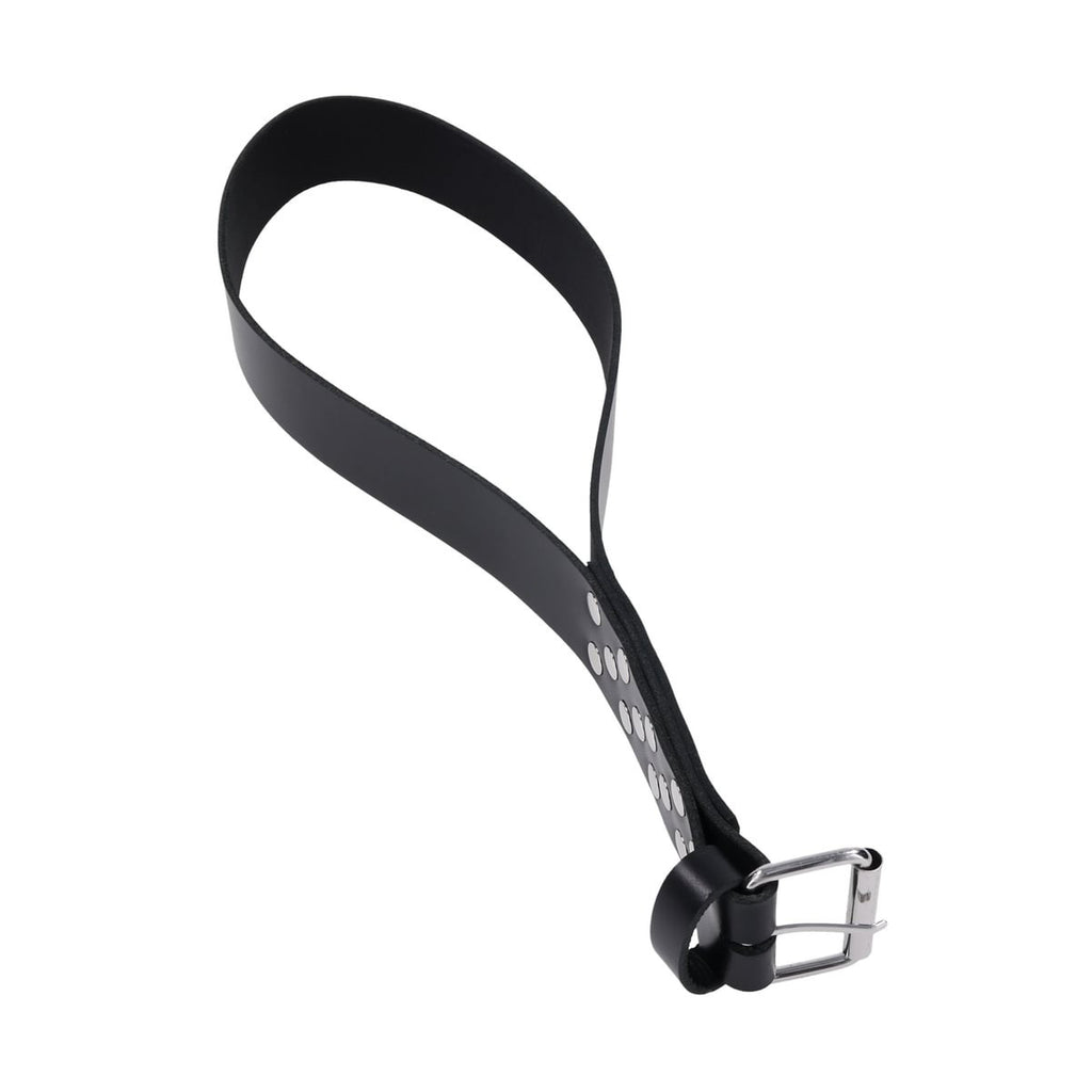 EDGE Leather Belt Spanker - Black Spanking Whip — image 8