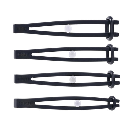 Sportsheets Edge Silicone Pinching Rods Black Nipple Restraints