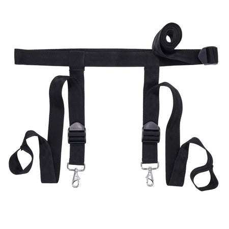 Sportsheets Edge Adjustable Door Restraints Black Restraints (Cuffs not included)
