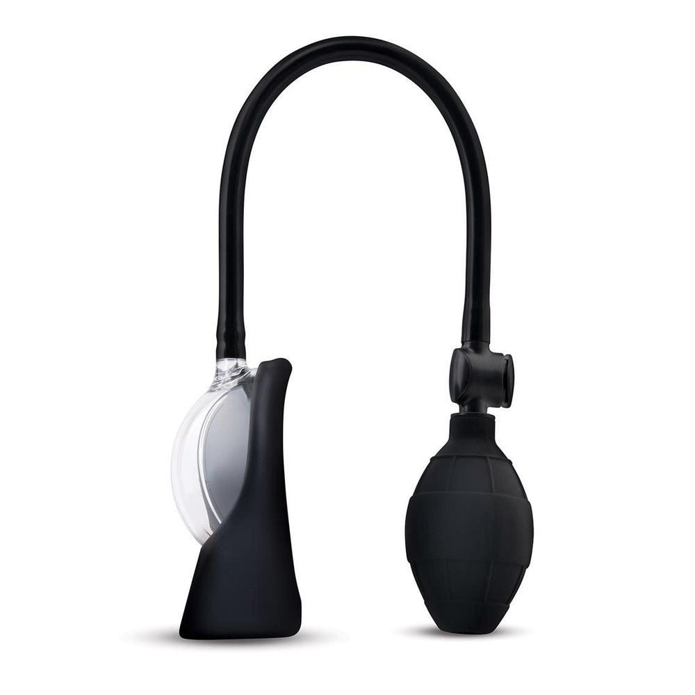 Size Up Vibrating Mini Pussy & Clitoral Pump - Clear Vibrating Vaginal and Clitoral Pump