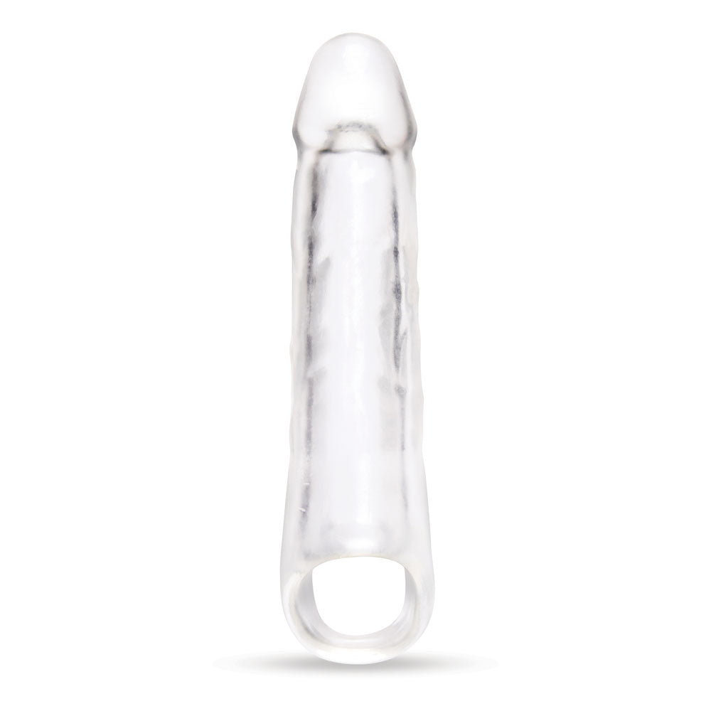 Size Up 3 Inch See-Thru Penis Extender with Ball Loop — view 6