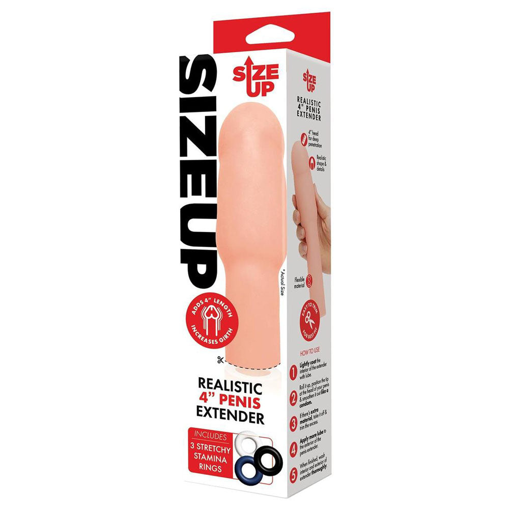 Size Up Realistic 4 Inch Penis Extender — view 6