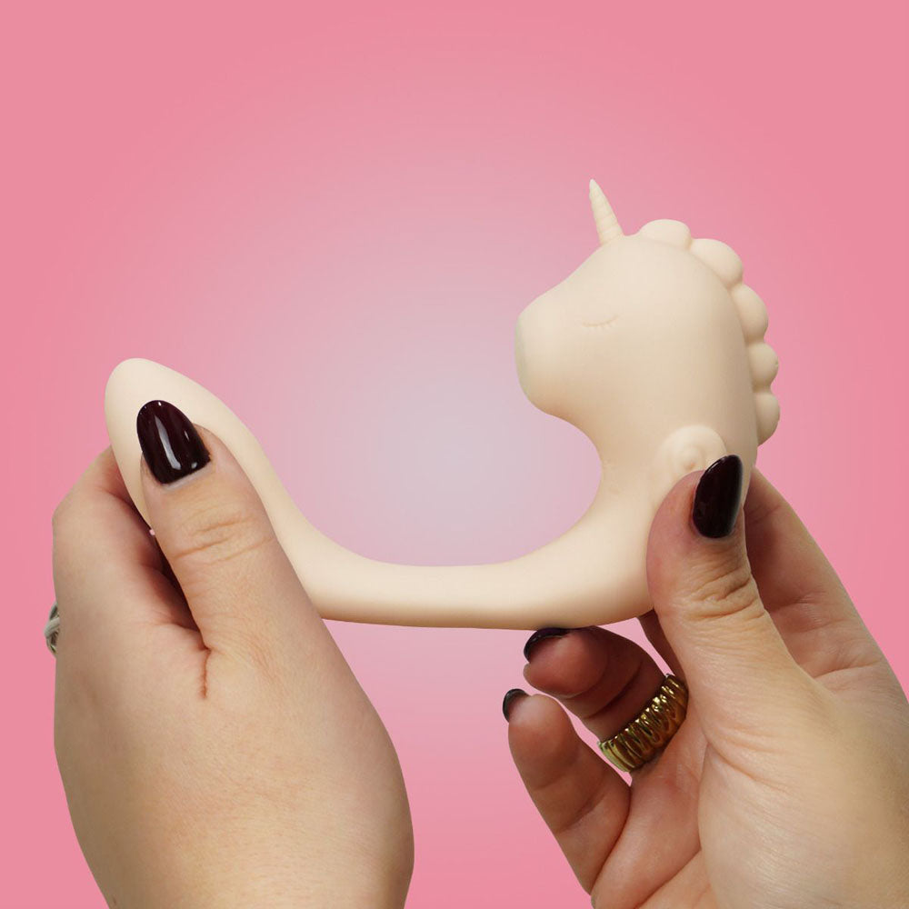 Unihorn - C Horse - Coral Throb - Coral Dual Unicorn Vibrator