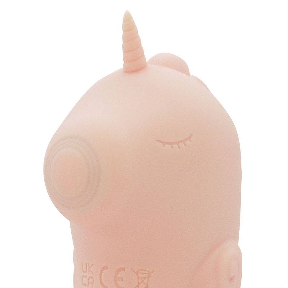 Unihorn - C Horse - Coral Throb - Coral USB Rechargeable Dual Unicorn Vibrator — view 7