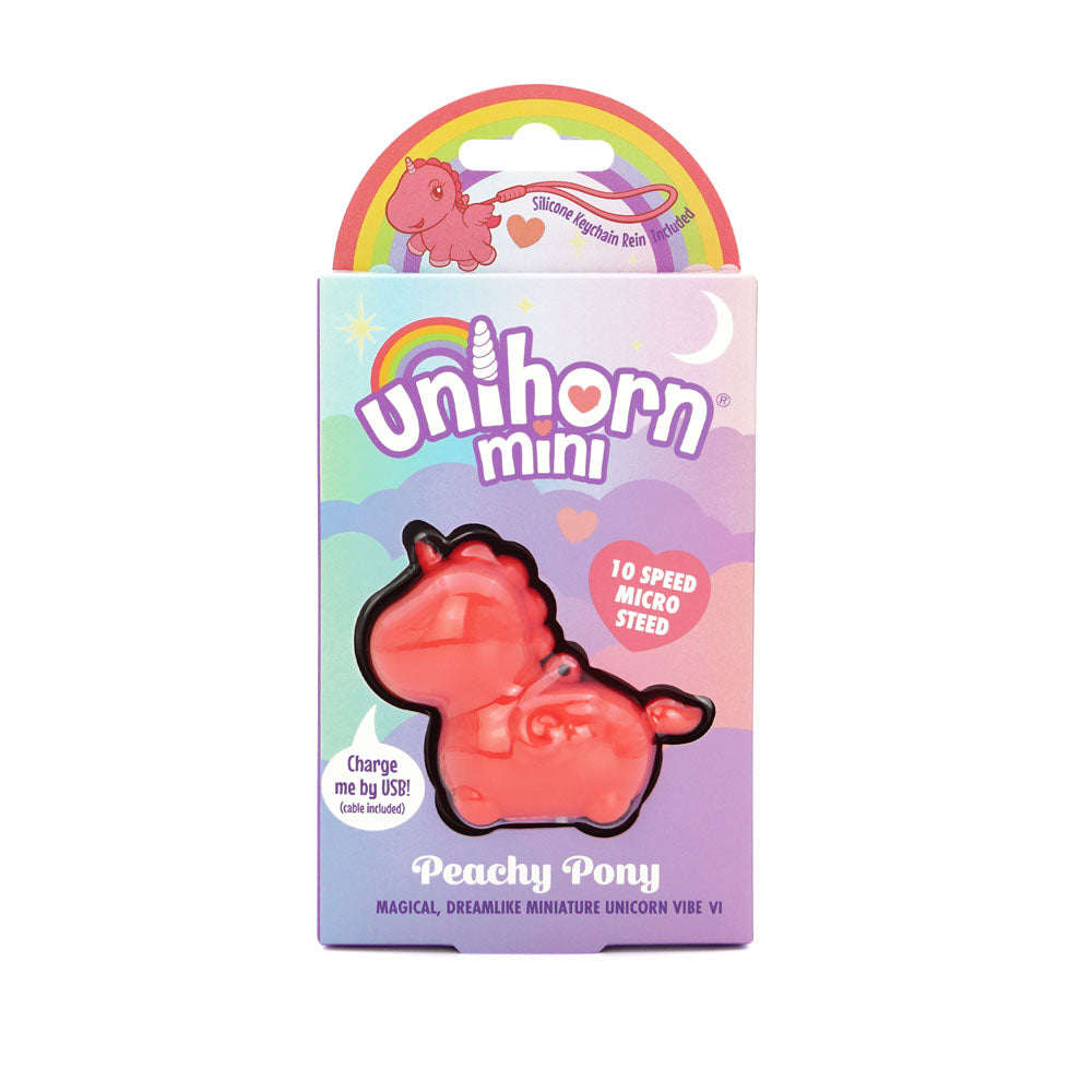 Unihorn Mini - Peachy Pony - Peach USB Rechargeable Stimulator — image 7