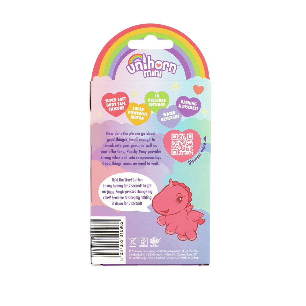 Unihorn Mini - Peachy Pony - Peach USB Rechargeable Stimulator — image 8