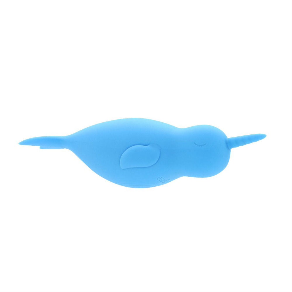 Unihorn of the Sea - Neigh Mo - The Narwhal - Blue USB Rechargeable Dual Motor Stimulator — image 11