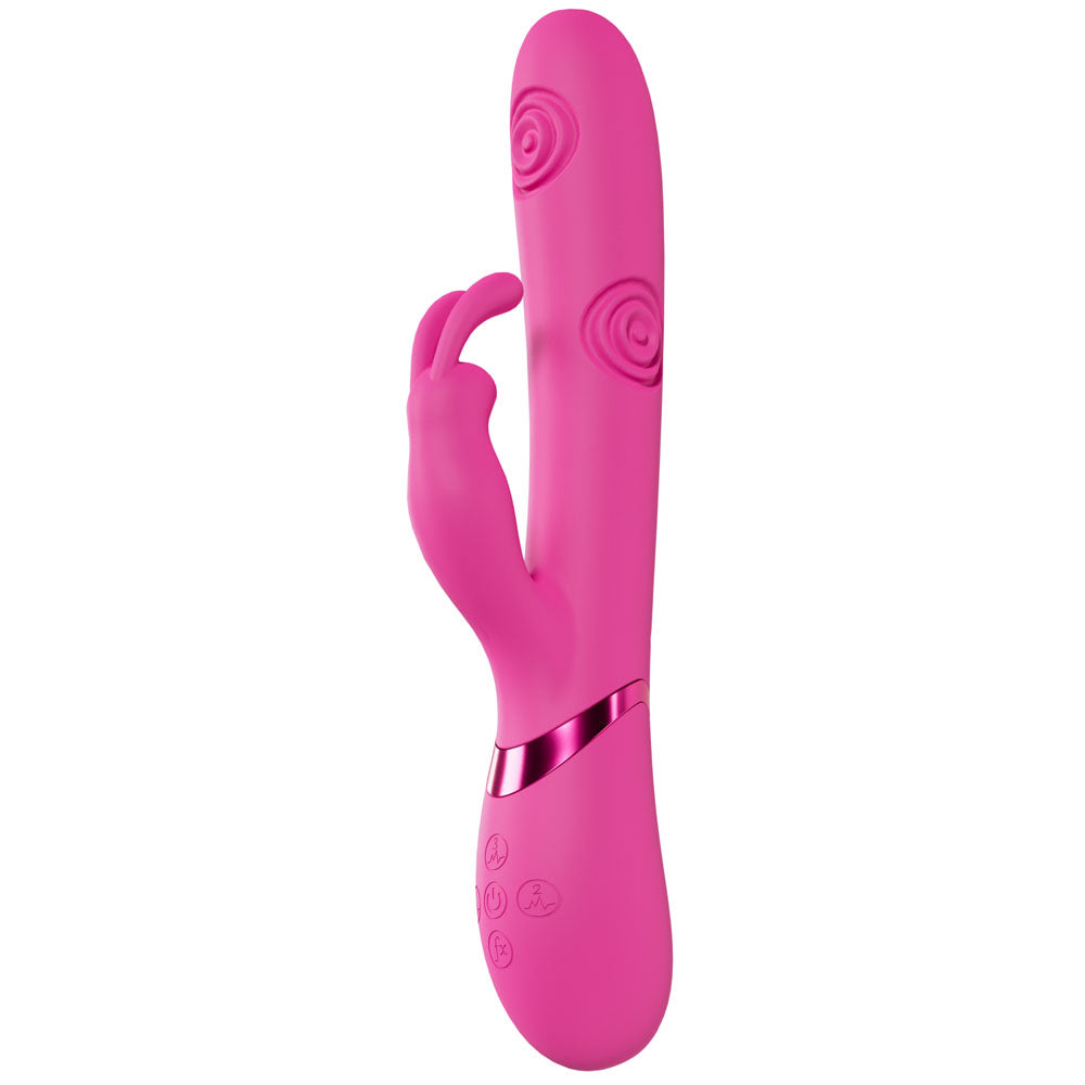 VIVE Mimi - Pink - Pink 25 cm Vibrating & Tapping Rabbit Vibrator