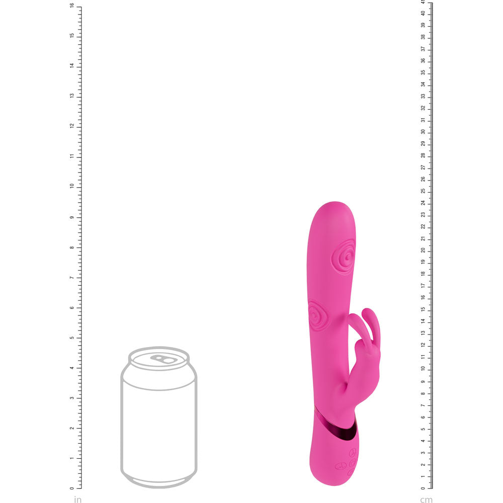 VIVE Mimi - Pink - Pink 25 cm Vibrating & Tapping Rabbit Vibrator