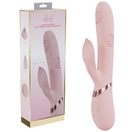 VIVE Fronda - Pink - Pink 25 cm Tapping Rabbit Vibrator buy online Australia