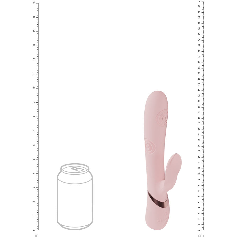 VIVE Fronda - Pink - Pink 25 cm Tapping Rabbit Vibrator