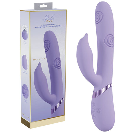 VIVE Pallina - Purple - Purple 25 cm Tapping Rabbit Vibrator buy online Australia