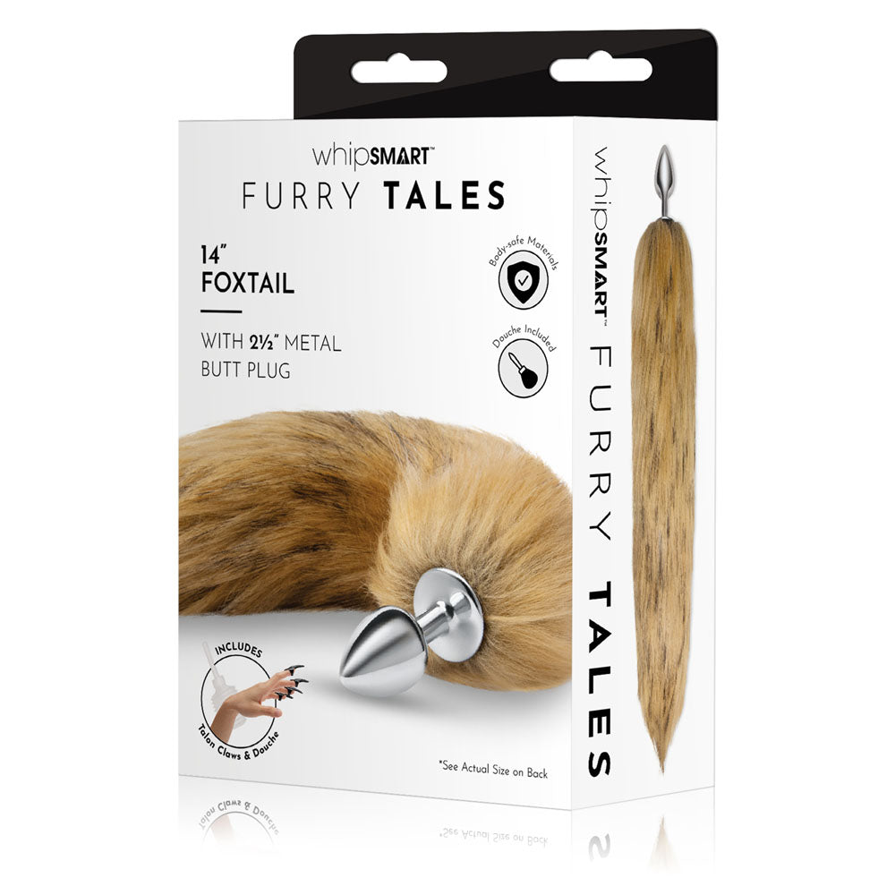 WhipSmart Furry Tales 14 Inch Brown Fox Tail buy online Australia