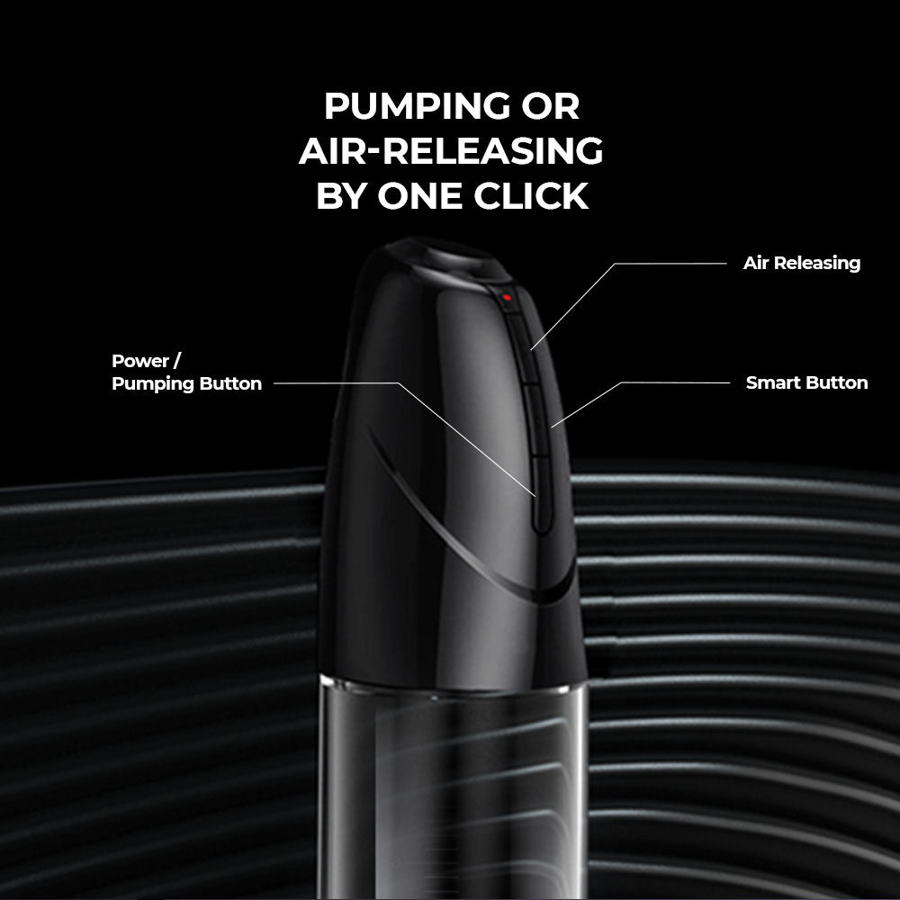 LuvPump Smart Penis Pump - Clear 2-in-1 Automatic Penis Pump