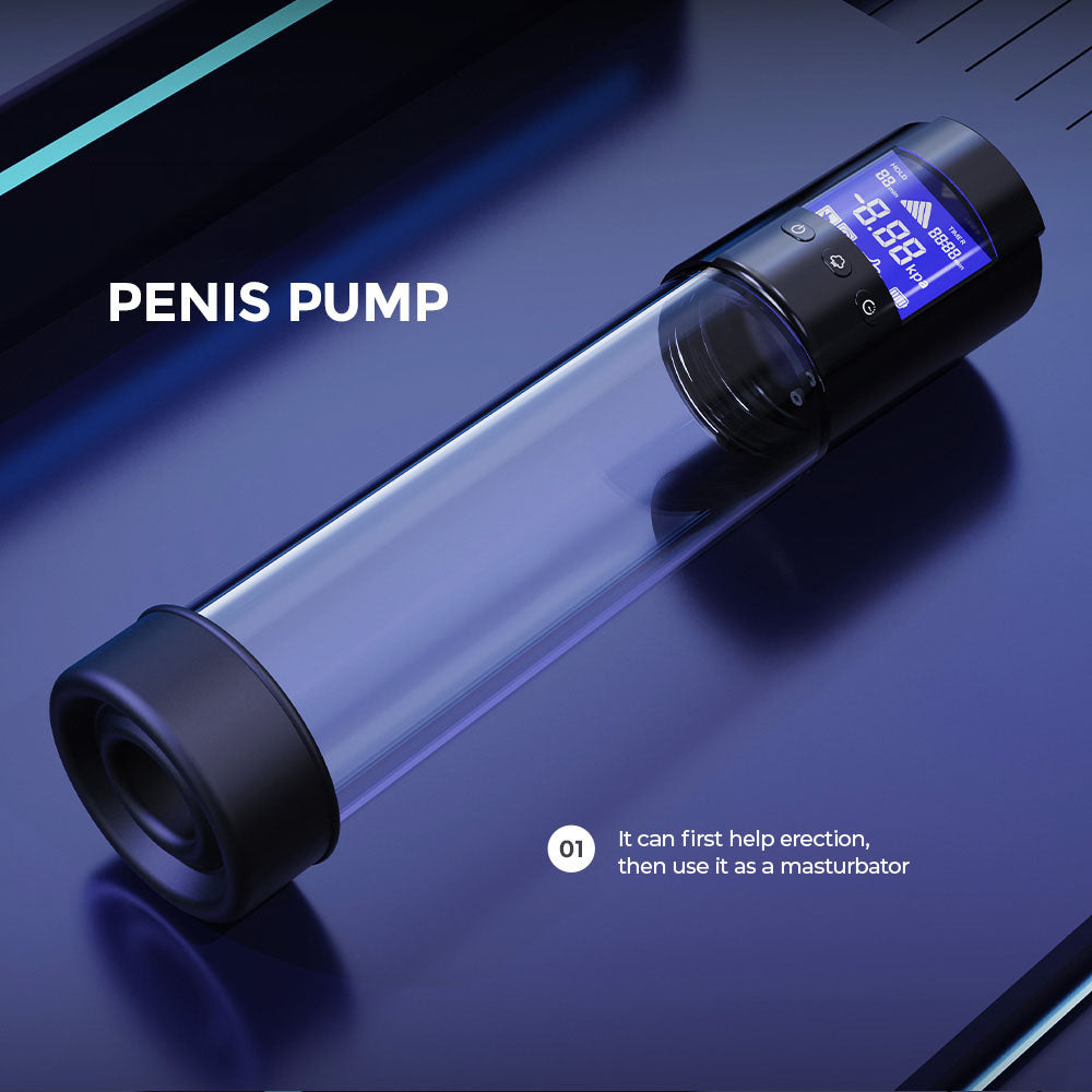 LuvPump Smart Penis Pump - Clear USB Rechargeable Automatic Penis Pump — view 11
