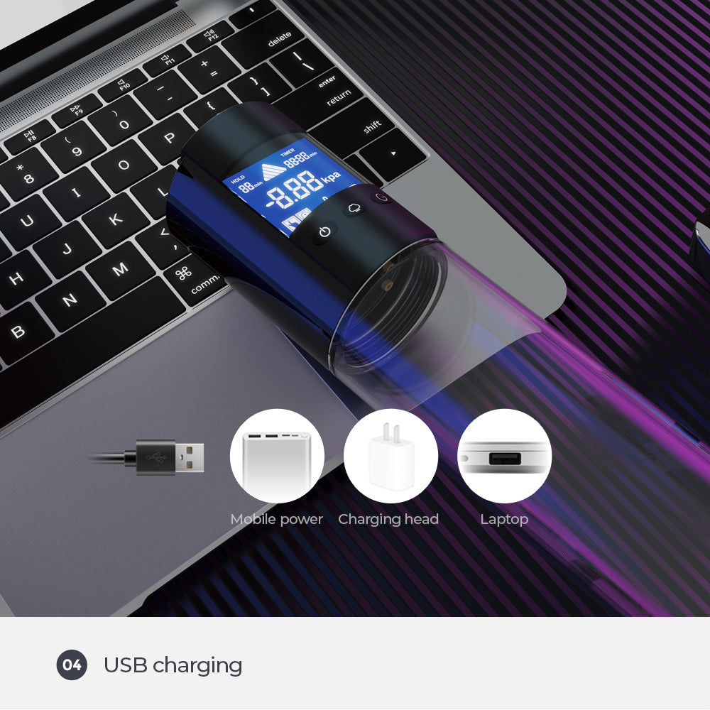 LuvPump Smart Penis Pump - Clear USB Rechargeable Automatic Penis Pump — view 15