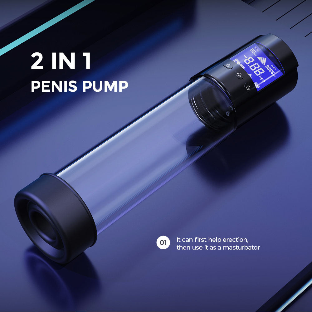 LuvPump Smart Penis Pump - Clear Automatic Penis Pump
