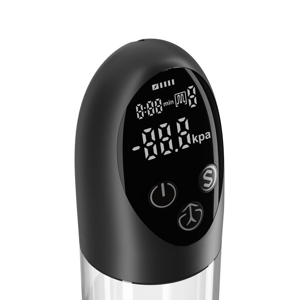LuvPump Smart Penis Pump - Clear USB Rechargeable Automatic Penis Pump — alternate view