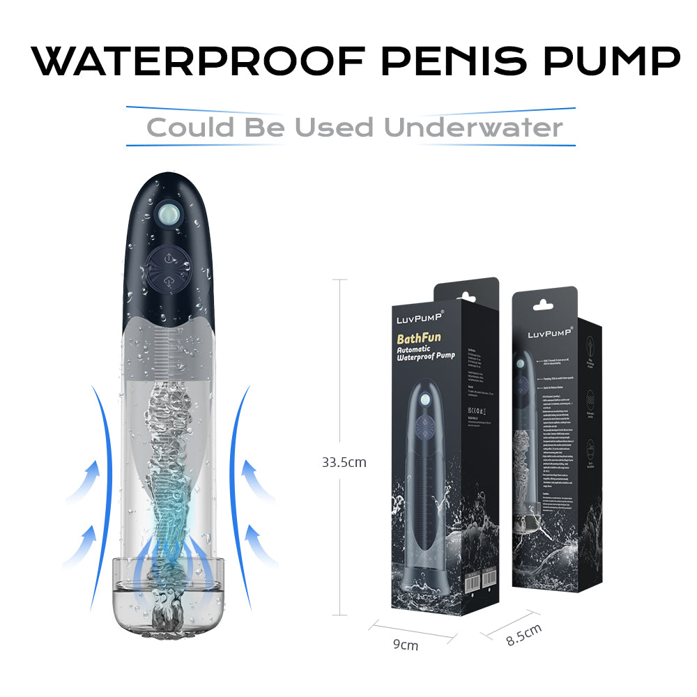 LuvPump BathFun - Waterproof Automatic Penis Pump