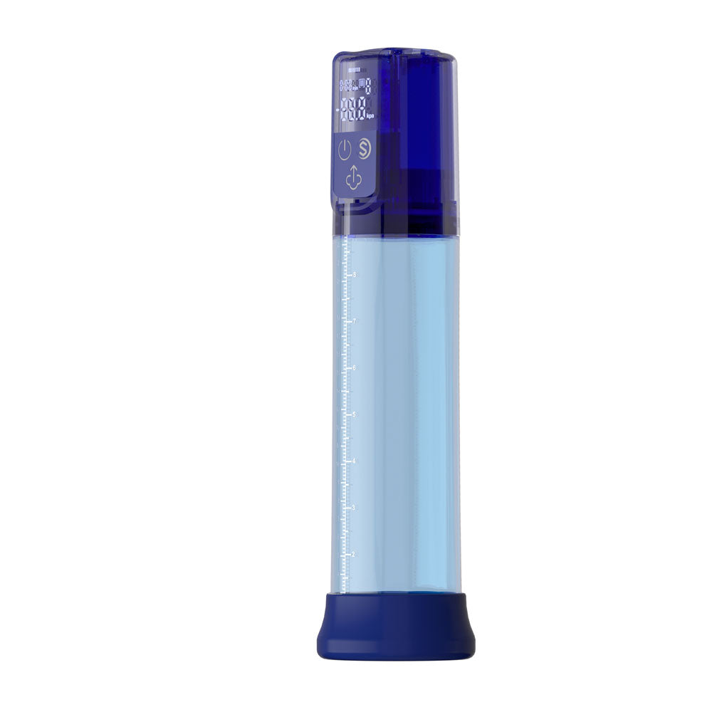 LuvPump Bathfun Smart Aqua Penis Pump - Blue USB-C Rechargeable Waterproof Automatic Penis Pump — view 4