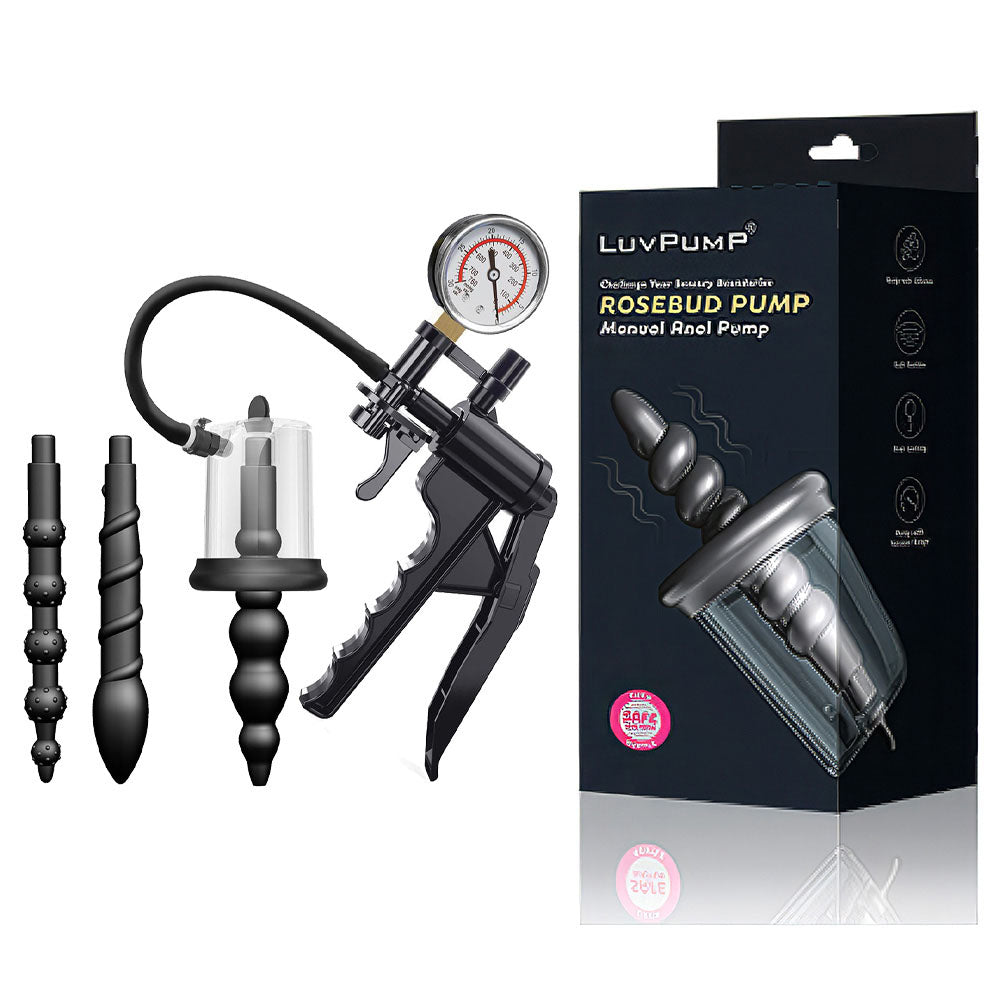 LuvPump Rosebud Pump - Manual Anal Pump buy online Australia