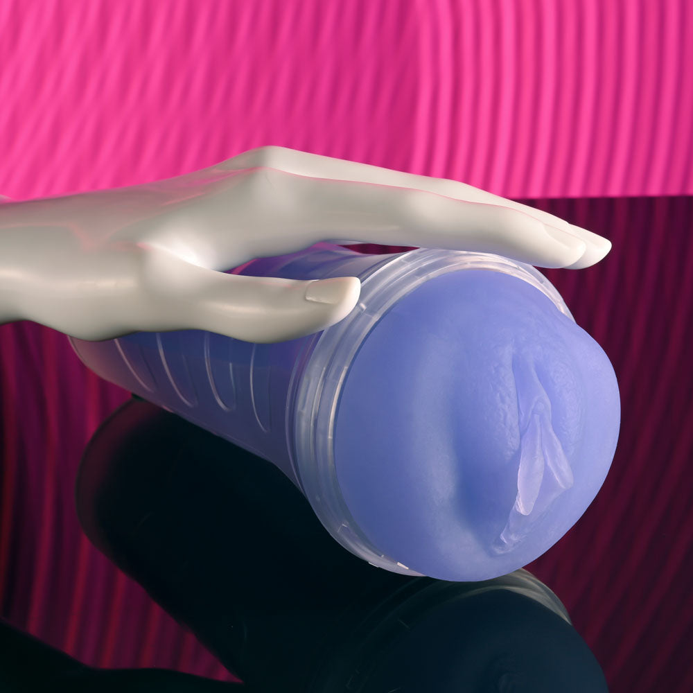 Zero Tolerance POP ON THE GLOW - Glow in Dark Purple Vagina Stroker — view 8