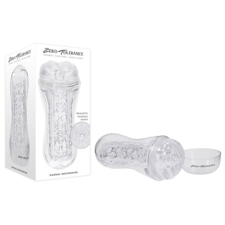 Zero Tolerance CASUAL ENCOUNTER - Clear Vagina Stroker buy online Australia