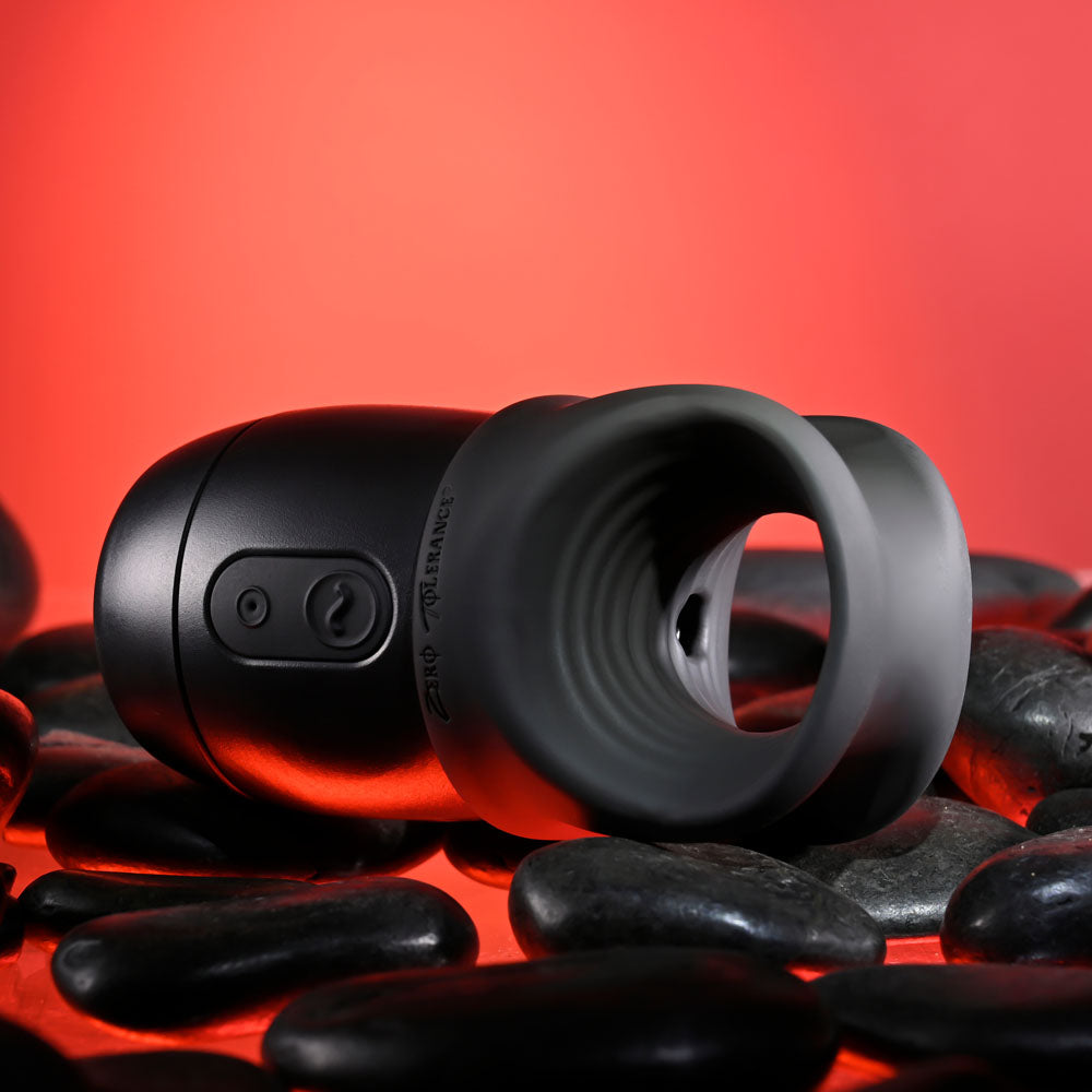 Zero Tolerance WET IT BE - Black Vibrating and Self Lubricating Stroker