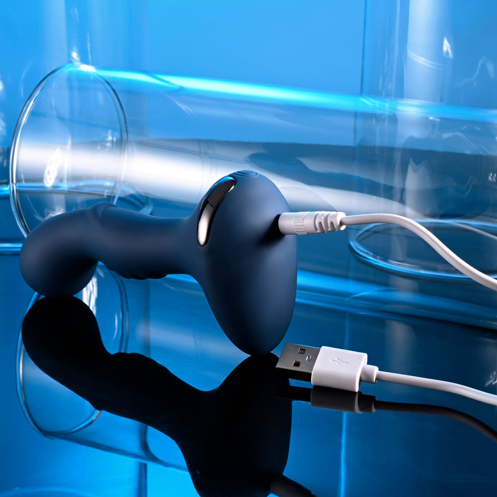 Zero Tolerance BLUE OASIS - Blue 12.3 cm USB Rechargeable Vibrating Anal Plug — view 9
