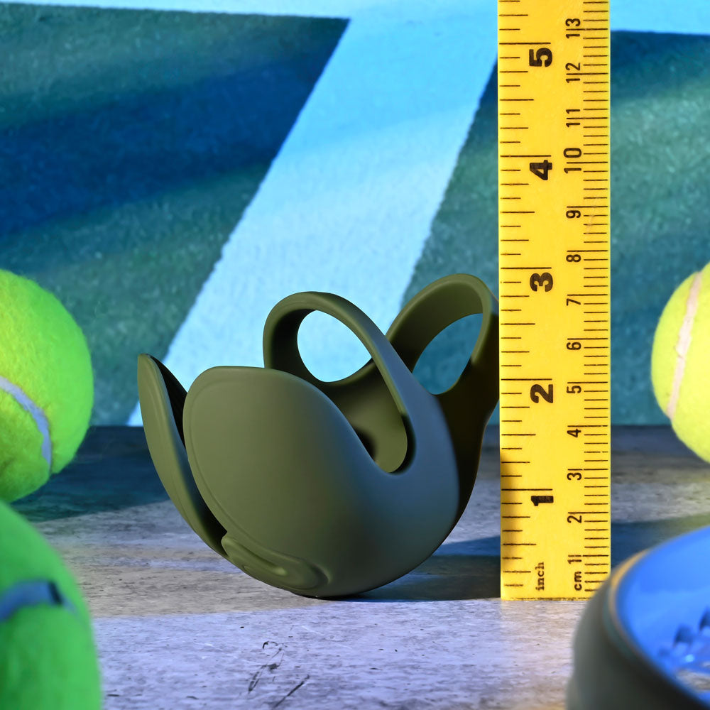 Zero Tolerance NUTTY BUDDY - Olive Green USB Rechargeable Vibrating Cock & Balls Ring — view 8