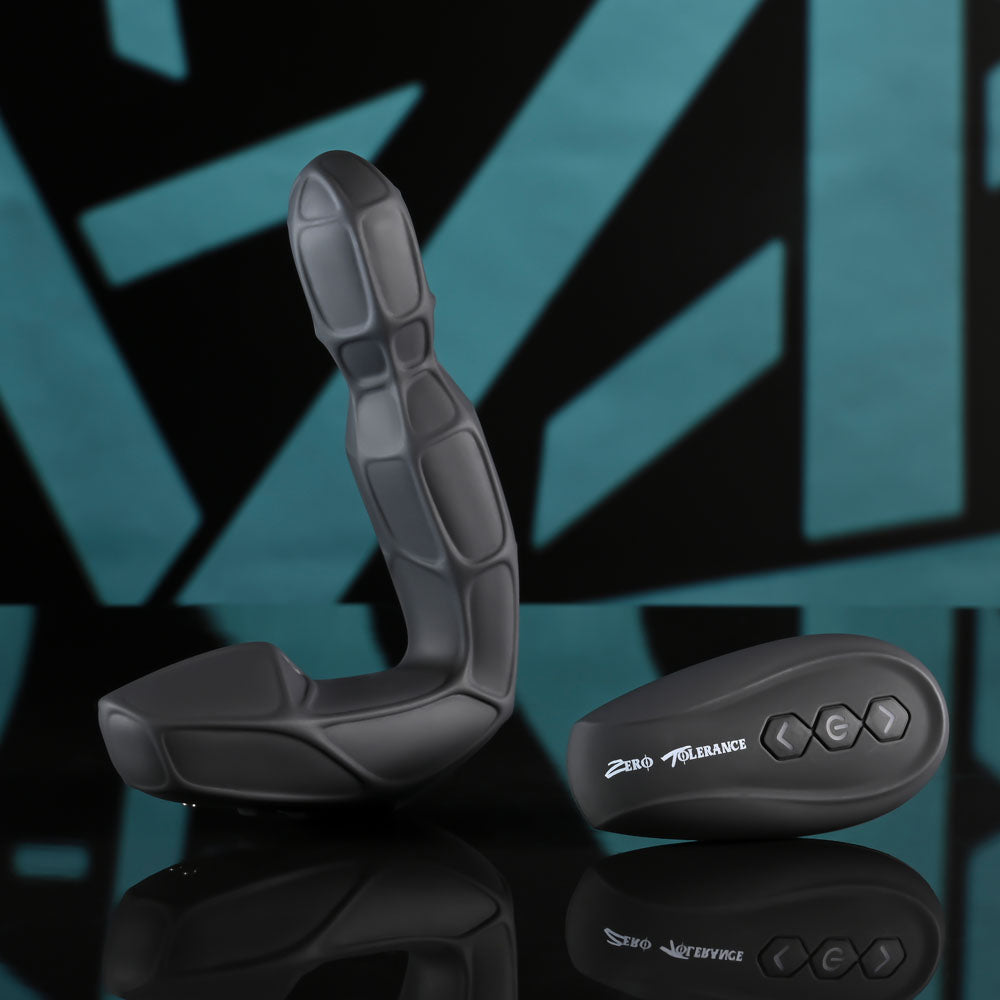 Zero Tolerance MR PROSTATE - Black 12.6 cm Prostate Massager with Wireless Remote