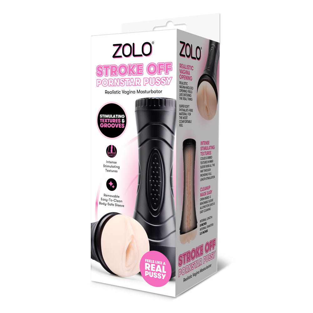 Zolo STROKE OFF Pornstar Pussy - Flesh Vagina Stroker — image 7