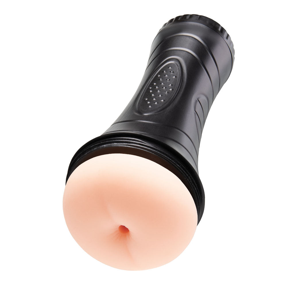 Zolo STROKE OFF Backdoor Action - Flesh Anal Stroker — image 2