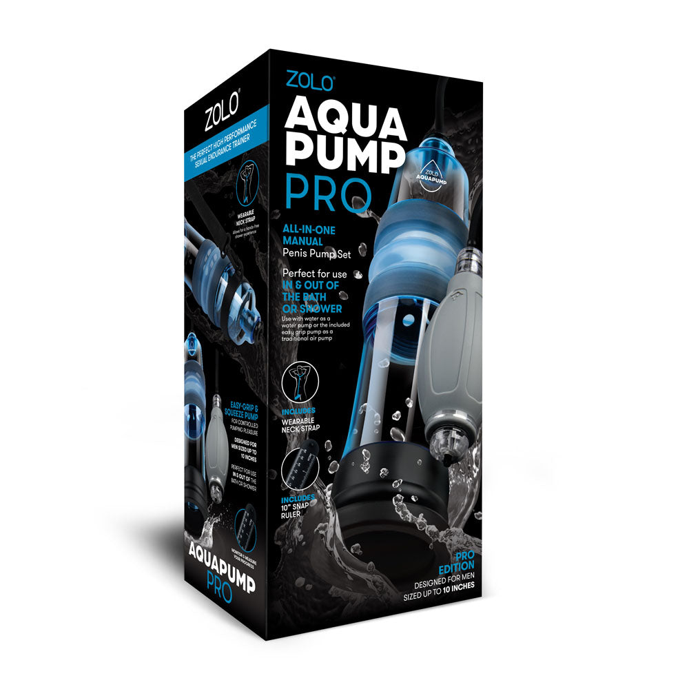 Zolo Aquapump Pro - Blue Water Penis Pump — view 6