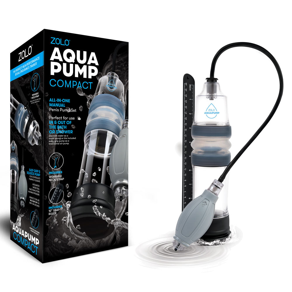 Zolo Aquapump Compact - Clear Water Penis Pump buy online Australia