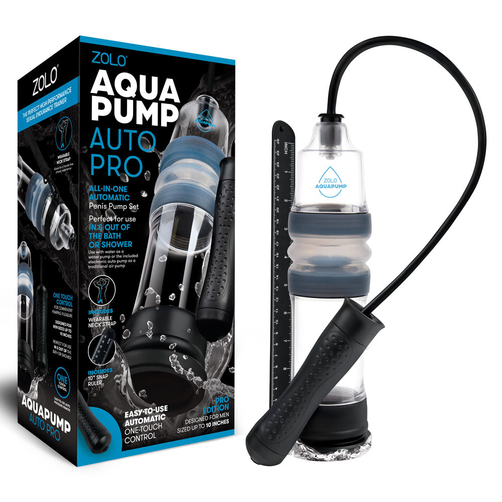Zolo Aquapump Auto Pro - Clear Auto Water Penis Pump buy online Australia