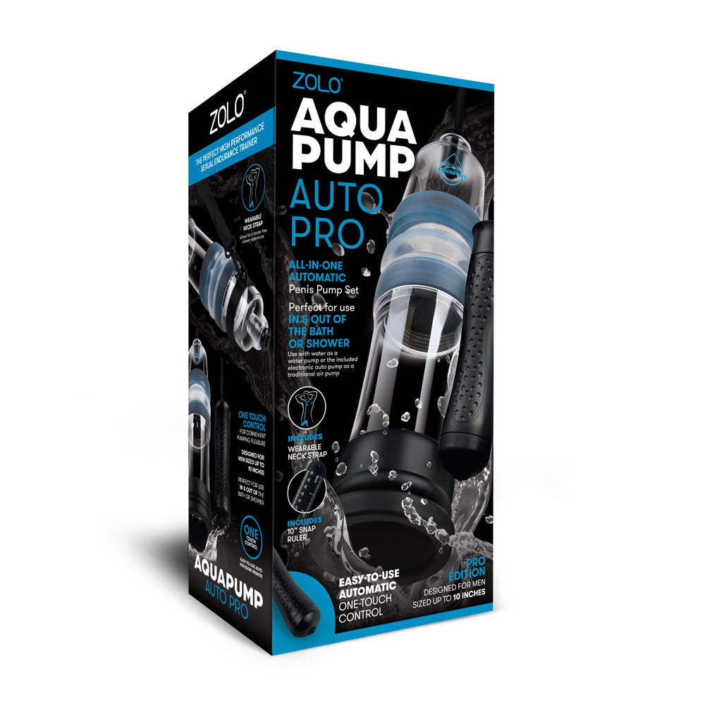 Zolo Aquapump Auto Pro - Clear Auto Water Penis Pump — view 6