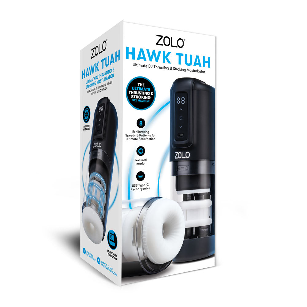 Zolo HAWK TUAH Ultimate BJ Stroker - USB Rechargeable Thrusting & Rotating Auto Stroker — image 7