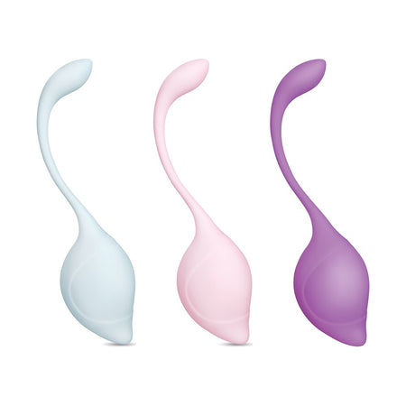 Bodywand Squeeze 3pc Teardrop Kegel Set - Weighted Kegel Set - 3 Piece Kit