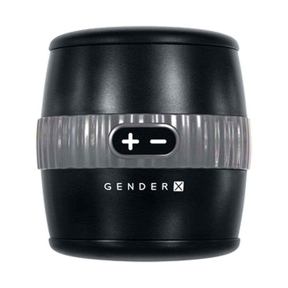 Gender X Barrel OF Fun Black USB Rechargeable Stroker
