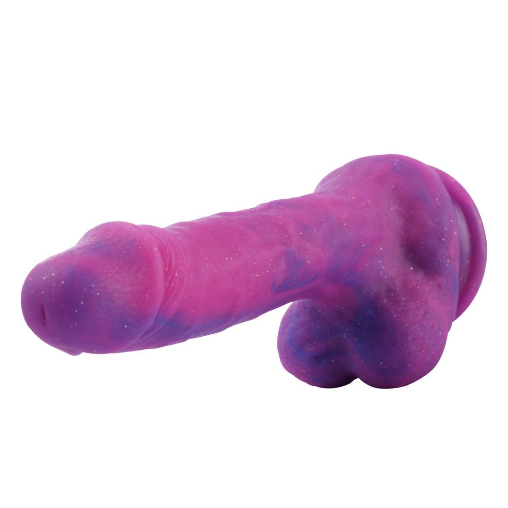 HiSmith 8.4" Purple Silicone Dildo — view 9