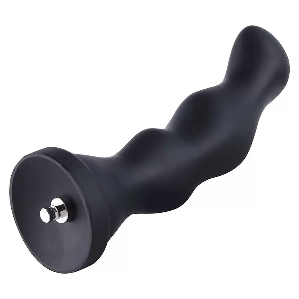 HiSmith 8.5in Black Silicone Dildo