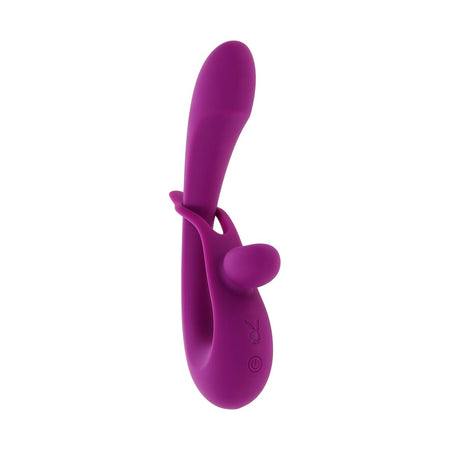 Playboy Pleasure CHA CHA SLIDE - Purple 20 cm USB Rechargeable Rabbit Vibrator
