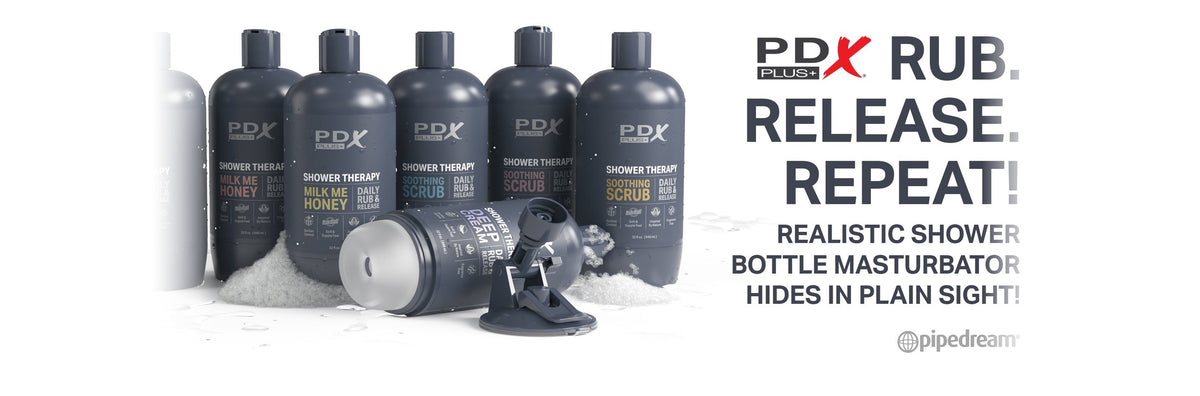 PDX Plus shower bottle masturbator