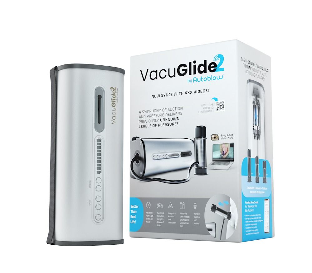VacuGlide 2 Suction Masturbator by Autoblow