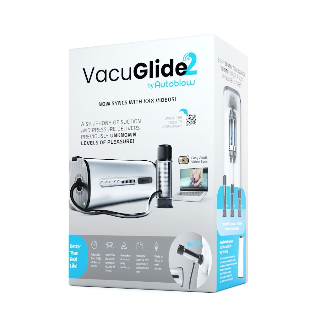 VacuGlide 2 Suction Masturbator by Autoblow