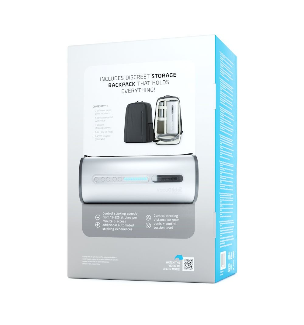 VacuGlide 2 Suction Masturbator by Autoblow