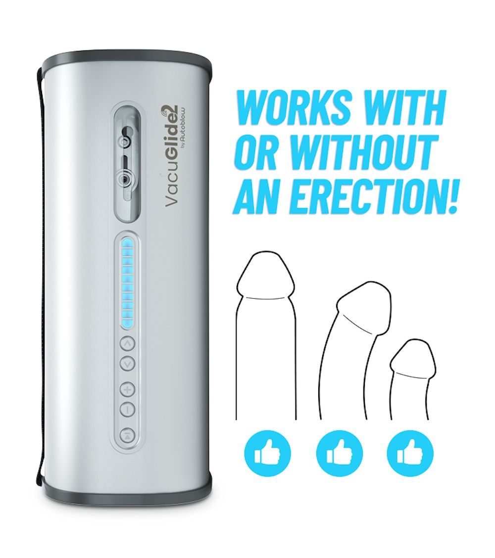 VacuGlide 2 Suction Masturbator by Autoblow