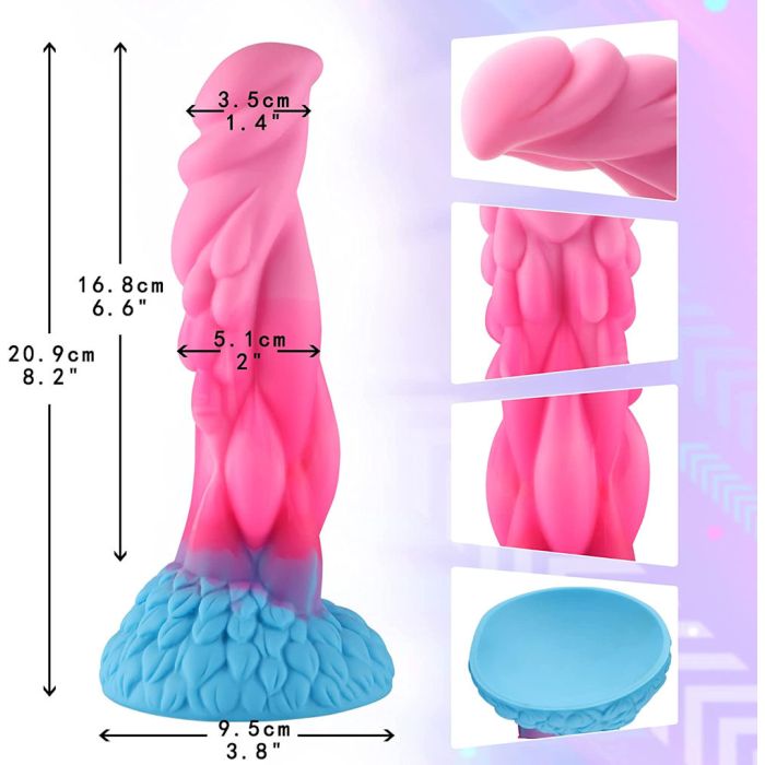 Wildolo - 8.2" Silicone Beleala Dildo (Suction) — view 10